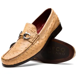 Marco Di Milano Ferrioni Orix Ostrich Bit Loafers