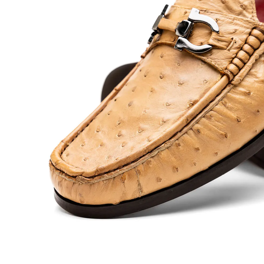 Marco Di Milano Ferrioni Orix Ostrich Bit Loafers