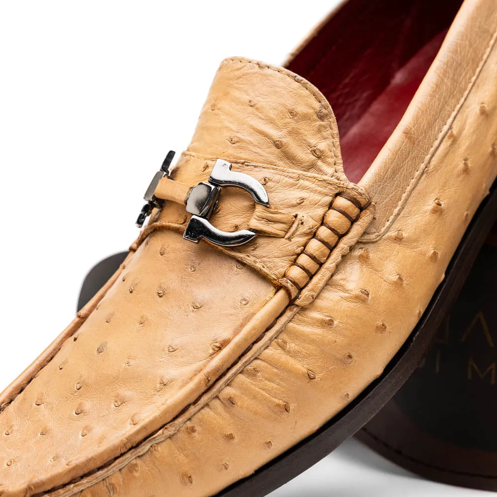 Marco Di Milano Ferrioni Orix Ostrich Bit Loafers