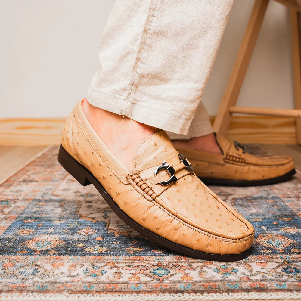 Marco Di Milano Ferrioni Orix Ostrich Bit Loafers