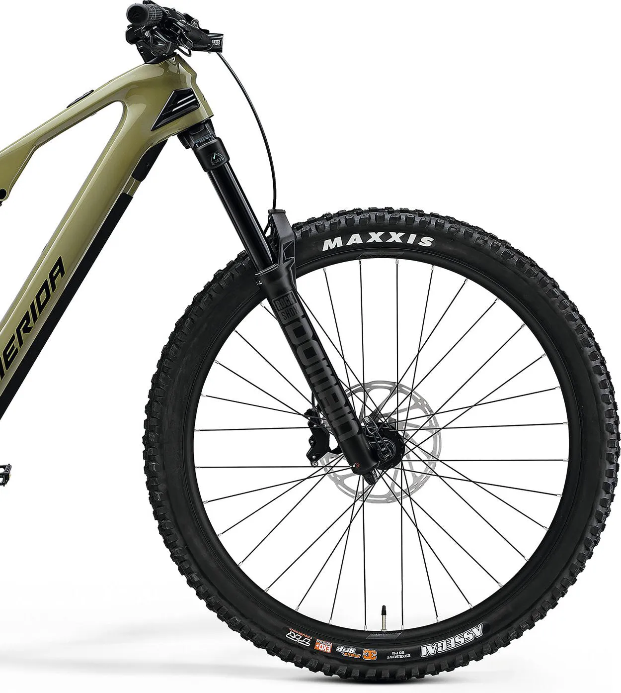 Merida eOne-Sixty 6000 Electric Full Suspension Mountain Bike 2024 - Green