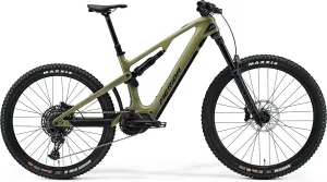 Merida eOne-Sixty 6000 Electric Full Suspension Mountain Bike 2024 - Green