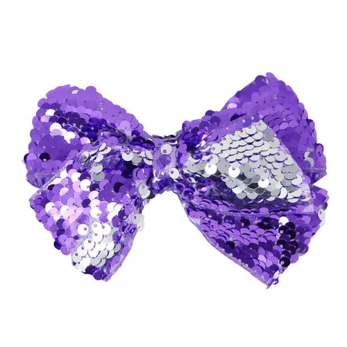 Mermaid Reversible Sequin Hair Bow