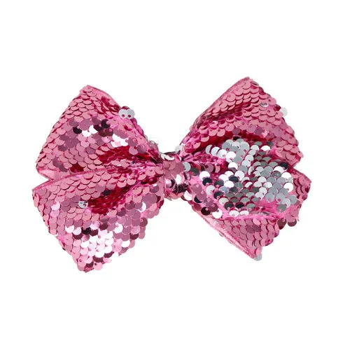 Mermaid Reversible Sequin Hair Bow