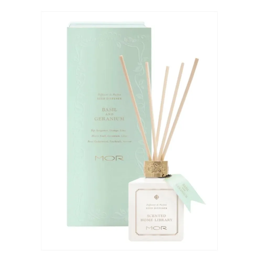 MOR Limited Edition Basil & Geranium Reed Diffuser 180ml