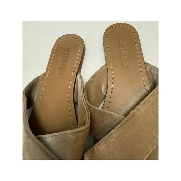 MYSTIQUE Bergen Velvet Sandals Sz. 8