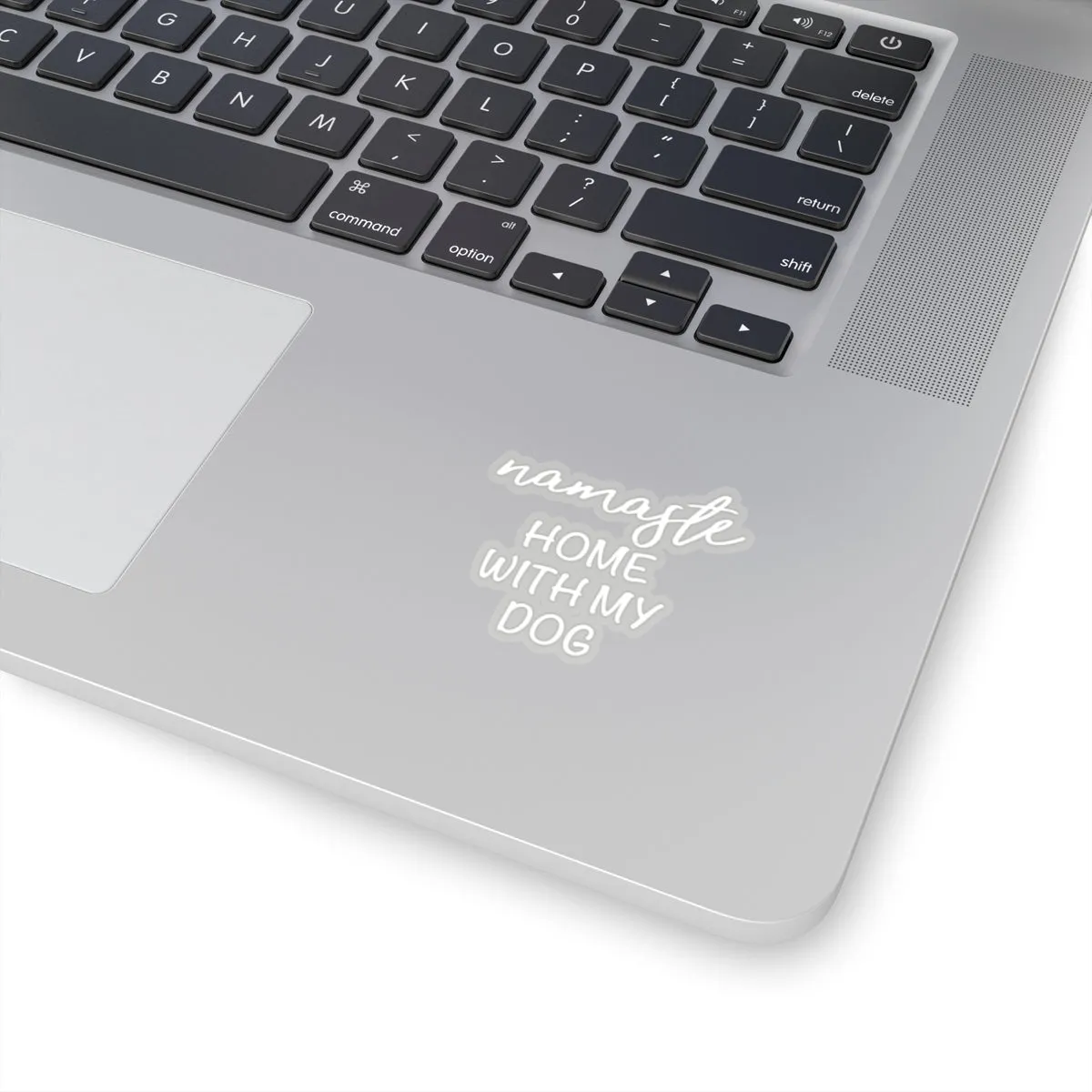 Namaste Home With My Dog - Premium Sticker