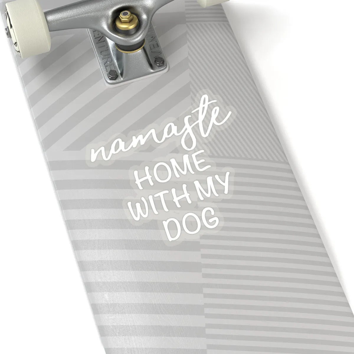 Namaste Home With My Dog - Premium Sticker