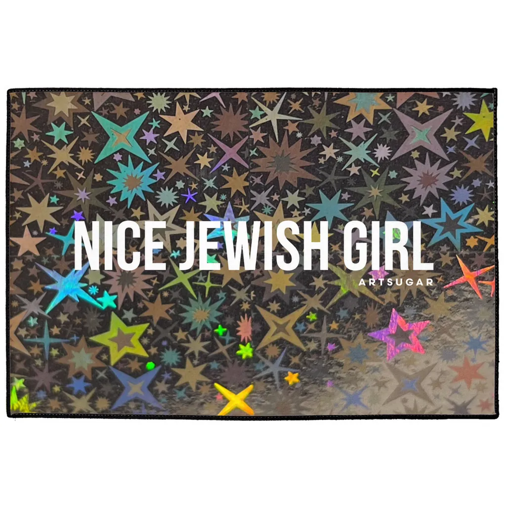 Nice Jewish Girl Indoor/Outdoor Mat