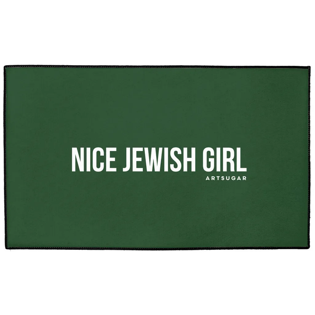 Nice Jewish Girl Indoor/Outdoor Mat