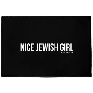 Nice Jewish Girl Indoor/Outdoor Mat