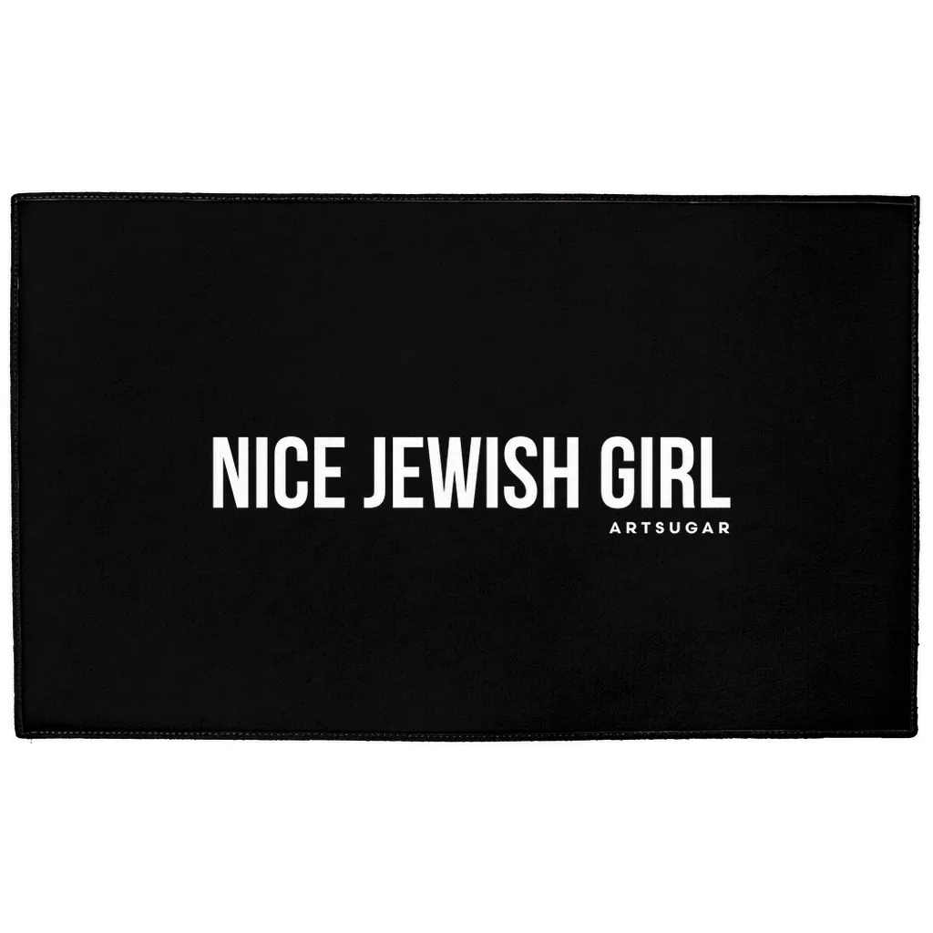 Nice Jewish Girl Indoor/Outdoor Mat