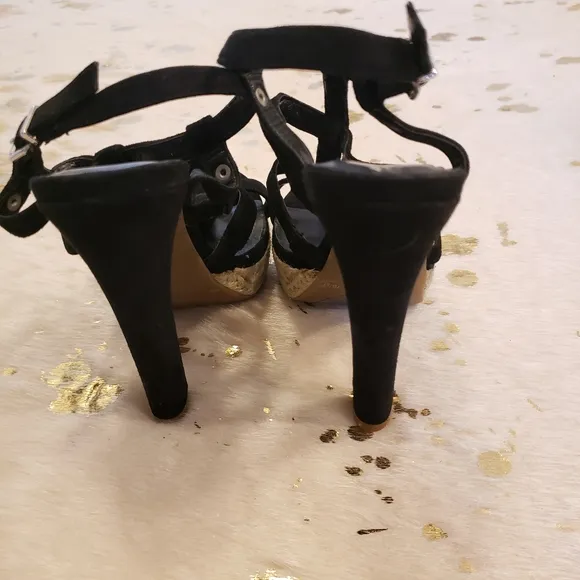 NWOB BCBGeneration Baileys Strappy Rope Heel sz 7