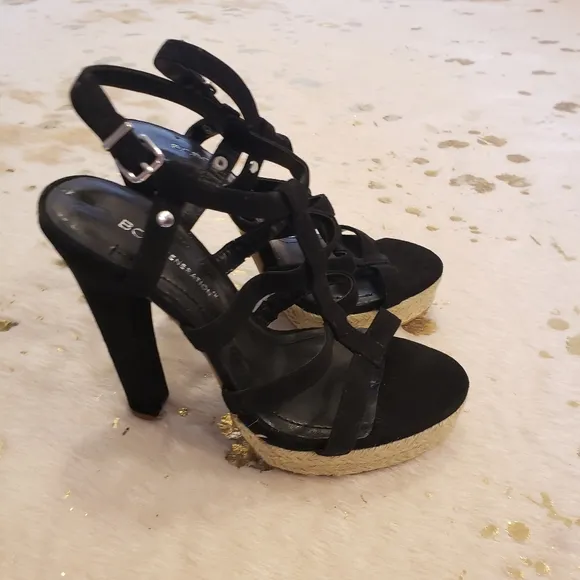 NWOB BCBGeneration Baileys Strappy Rope Heel sz 7