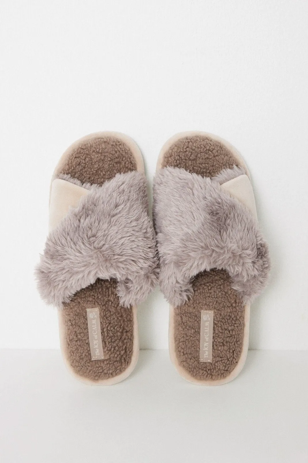 Open Shower Slippers - Sand