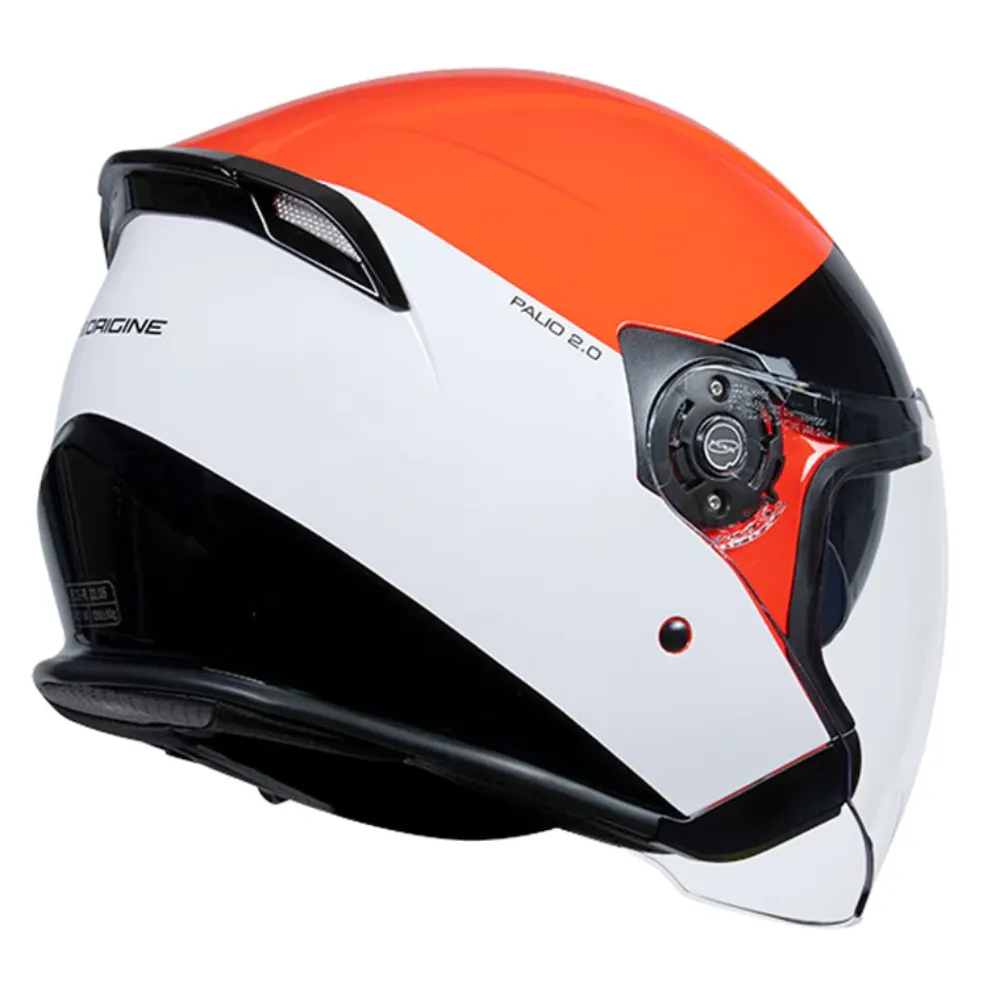 Origine Palio 2.0 Scout Black/Flo Red Jet Helmet