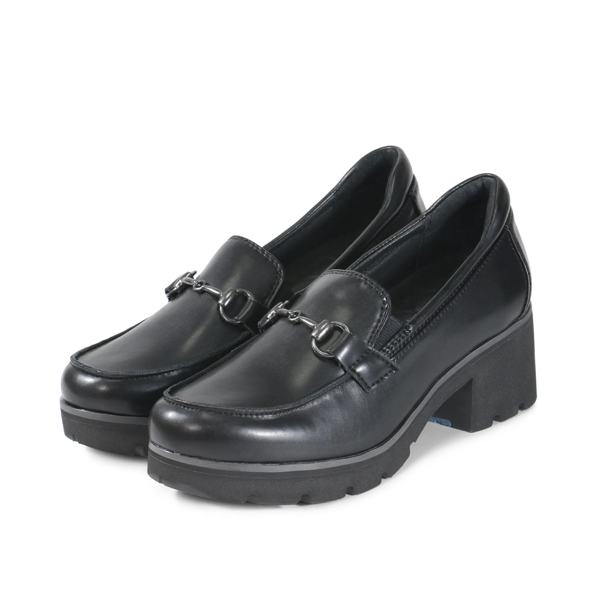Palermo Horsebit Chunky Loafers (Nero)