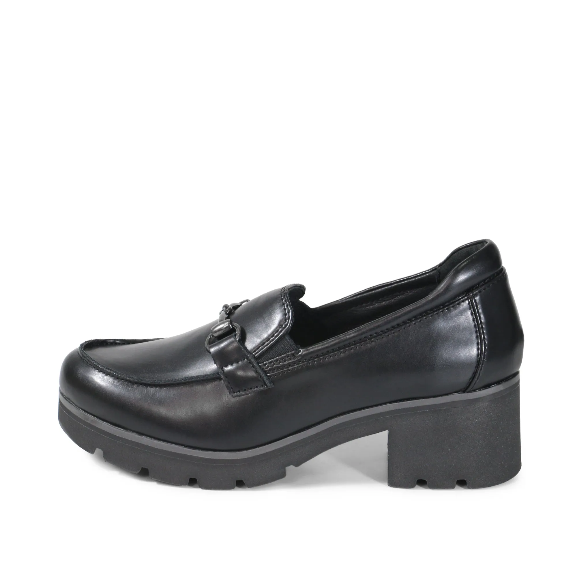 Palermo Horsebit Chunky Loafers (Nero)