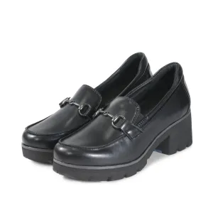 Palermo Horsebit Chunky Loafers (Nero)