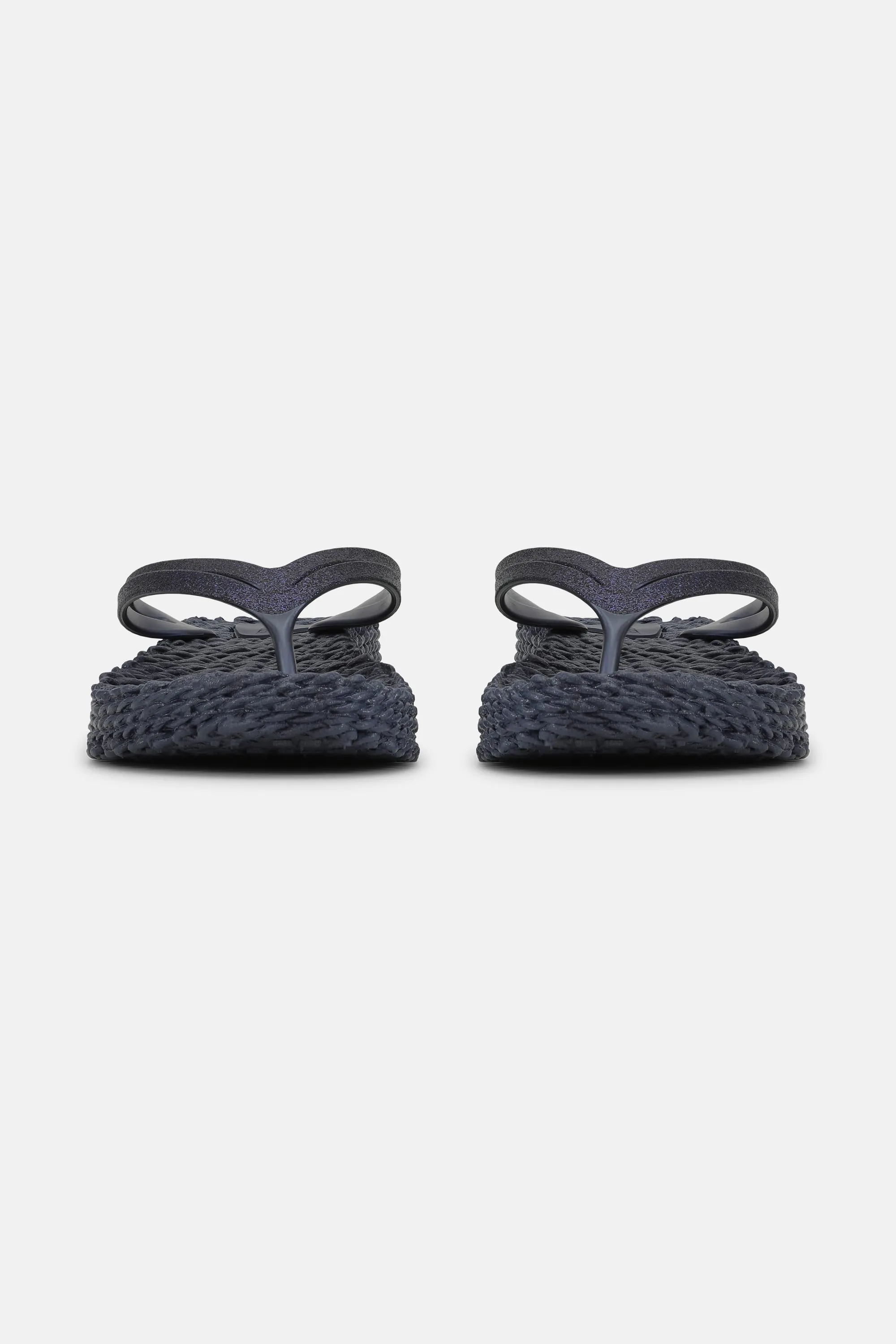 Platform Flip-flops Glitter - Indigo