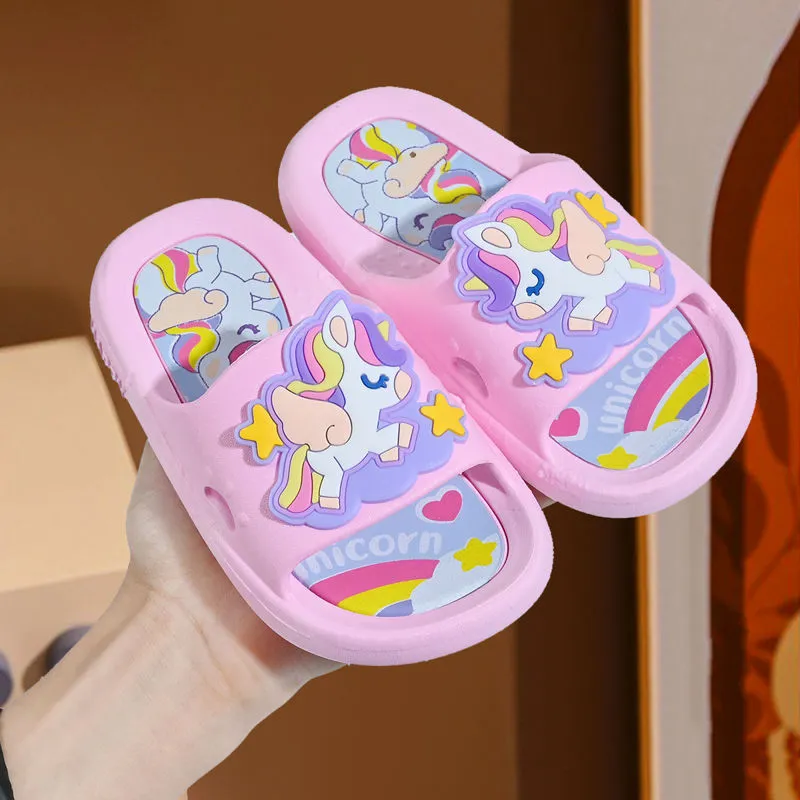 Popular Children's Slippers Boys and Girls Summer Cute Cartoon Soft Bottom Outdoor Indoor Children Slippers Boys and Girls