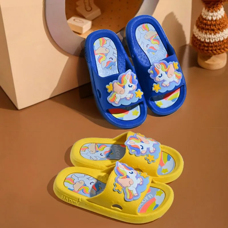 Popular Children's Slippers Boys and Girls Summer Cute Cartoon Soft Bottom Outdoor Indoor Children Slippers Boys and Girls