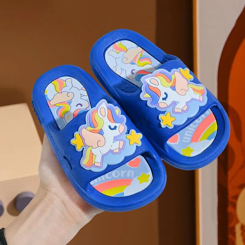 Popular Children's Slippers Boys and Girls Summer Cute Cartoon Soft Bottom Outdoor Indoor Children Slippers Boys and Girls