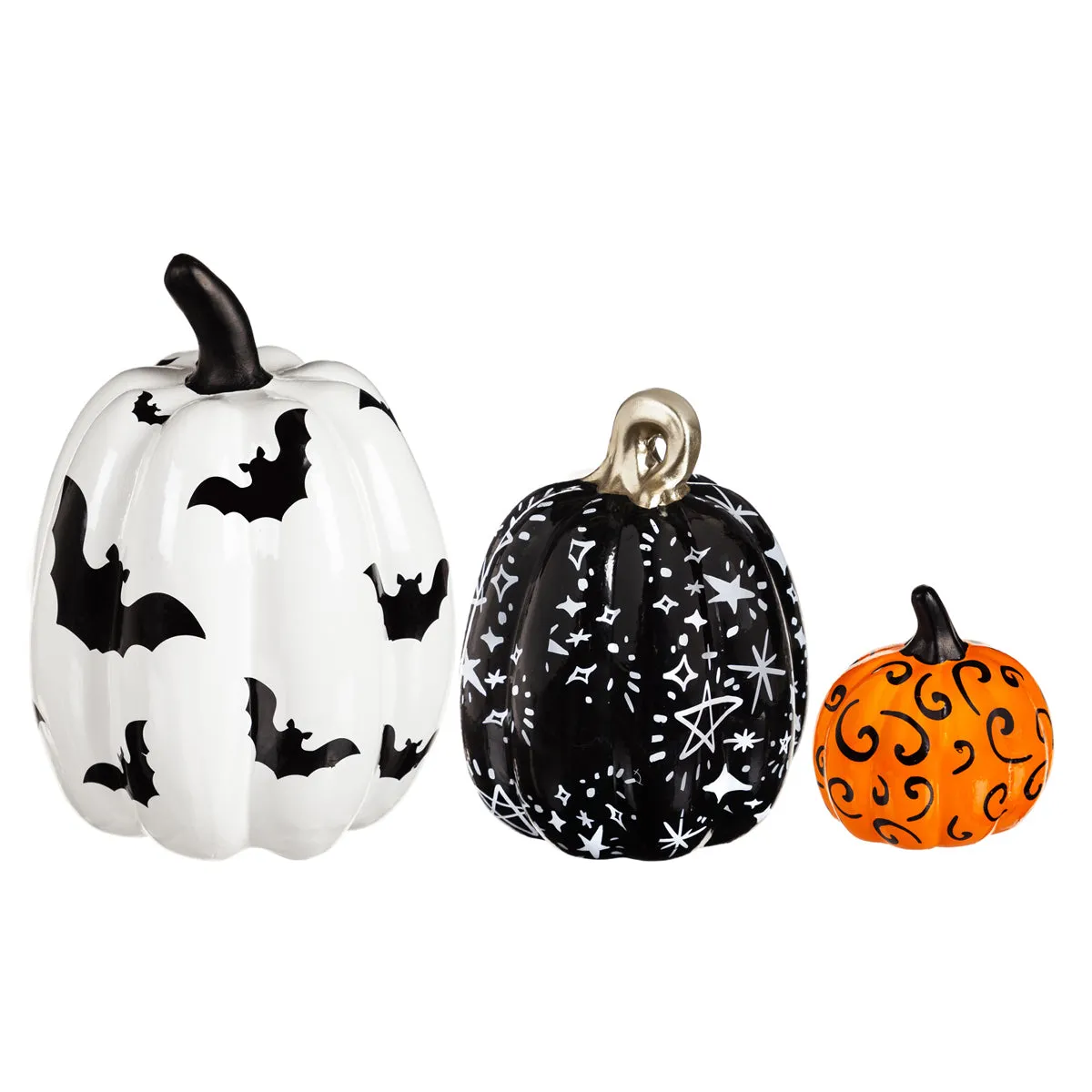 Printed Pumpkins(Set of 3)