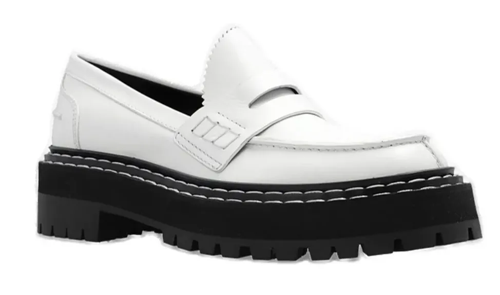 PROENZA SCHOULER 	Lug sole platform loafers 39