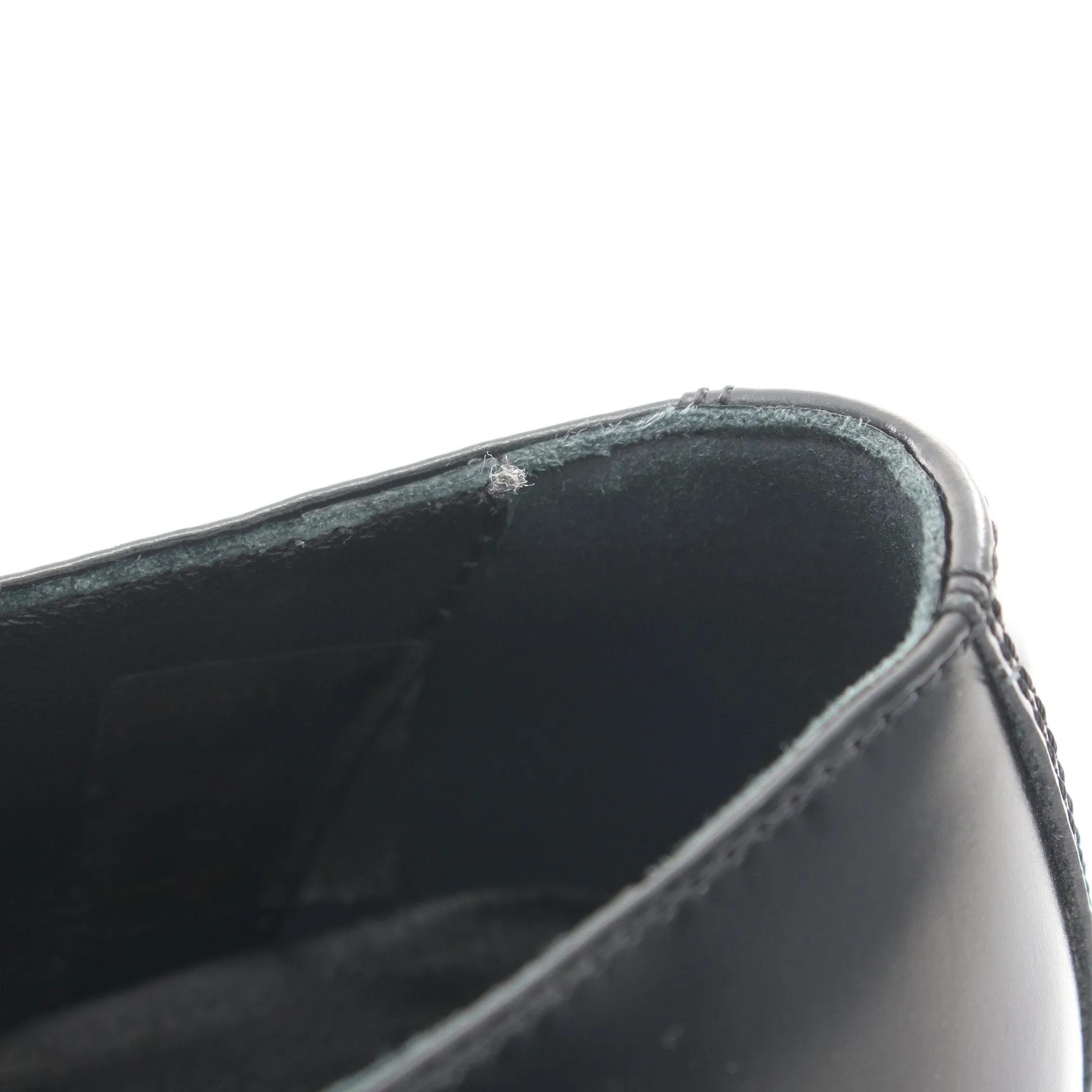 Rockstud Loafers Leather Black Platform