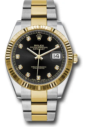 Rolex Steel 18k RG Datejust 41mm #126333 bkdo