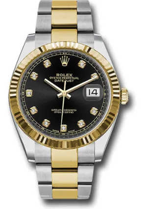 Rolex Steel 18k RG Datejust 41mm #126333 bkdo