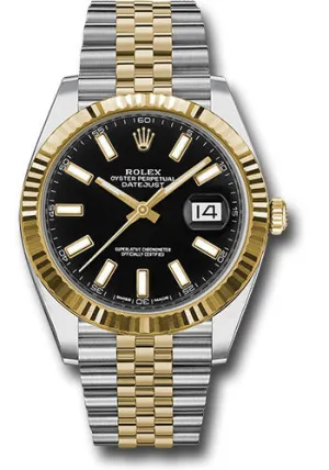 Rolex Steel 18k RG Datejust 41mm #126333 bkij
