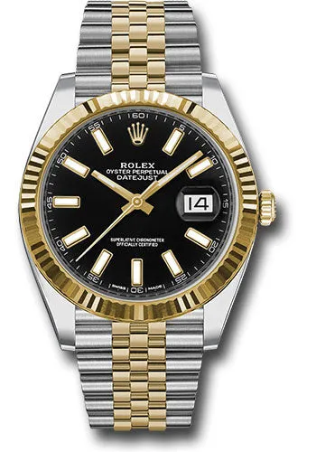 Rolex Steel 18k RG Datejust 41mm #126333 bkij
