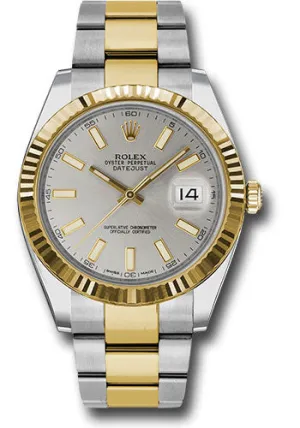 Rolex Steel 18k RG Datejust 41mm #