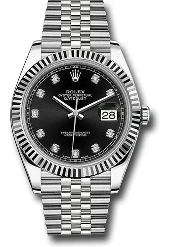 Rolex Steel 18k WG Datejust 41mm #126334 bkdj