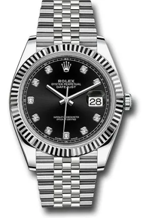 Rolex Steel 18k WG Datejust 41mm #126334 bkdj