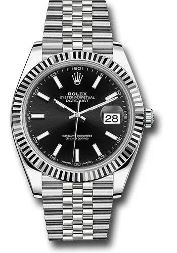 Rolex Steel 18k WG Datejust 41mm #126334 bkij