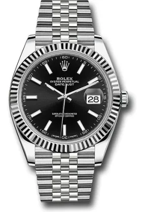 Rolex Steel 18k WG Datejust 41mm #126334 bkij
