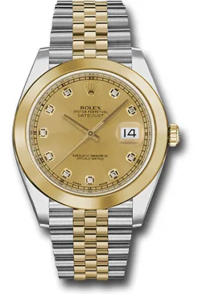 Rolex Steel 18k YG Datejust 41mm #126303 chdj
