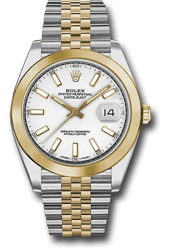 Rolex Steel 18k YG Datejust 41mm #126303 wij