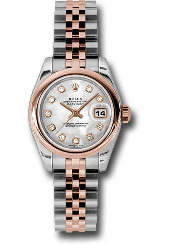 Rolex Steel and 18k RG Datejust -26mm #179161 mdj
