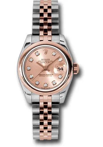 Rolex Steel and 18k RG Datejust -26mm #179161 pdj