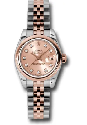 Rolex Steel and 18k RG Datejust -26mm #179161 pdj