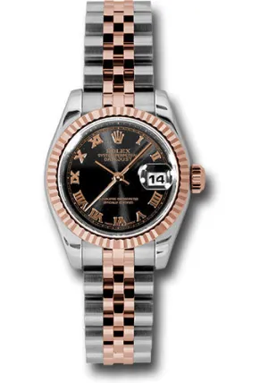 Rolex Steel and 18k RG Datejust -26mm #179171 bkcaj