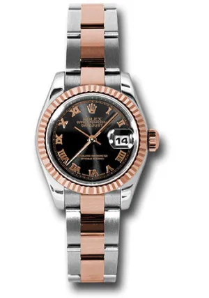 Rolex Steel and 18k RG Datejust -26mm #179171 bkro