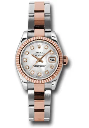 Rolex Steel and 18k RG Datejust -26mm #179171 mdo