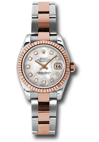 Rolex Steel and 18k RG Datejust -26mm #179171 mdo