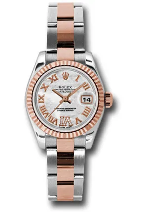Rolex Steel and 18k RG Datejust -26mm #179171 mdro