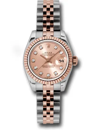 Rolex Steel and 18k RG Datejust -26mm #179171 pdj